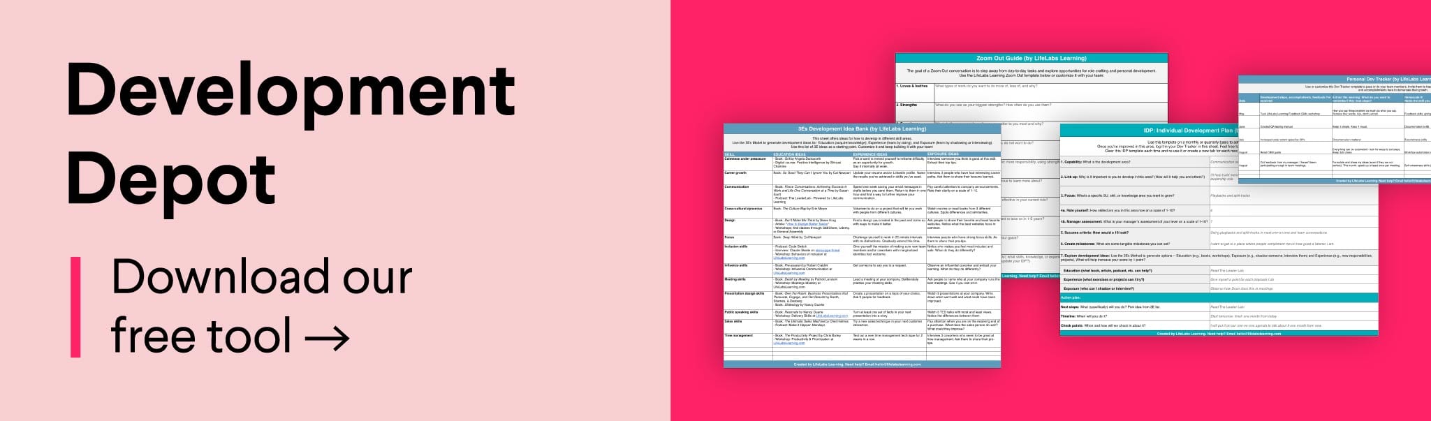 Download the free Development Depot Tool